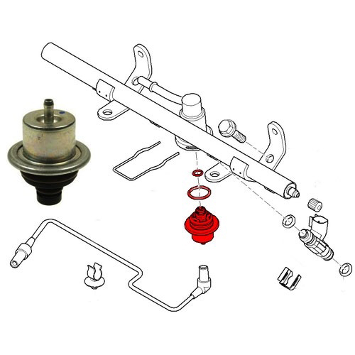 13317574131 MINI COOPER ρυθμιστης πιεσης βενζινης R50,R53