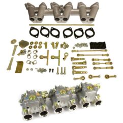 PTR302 Triumph TR6, Σετ καρμπιρατέρ 3 x Weber DCOE40 kit.