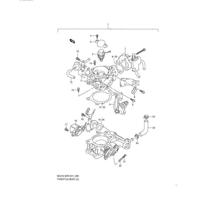 18117-56B00 ΜΟΤΕΡ ΡΕΛΑΝΤΙ Suzuki Sidekick - Image 4