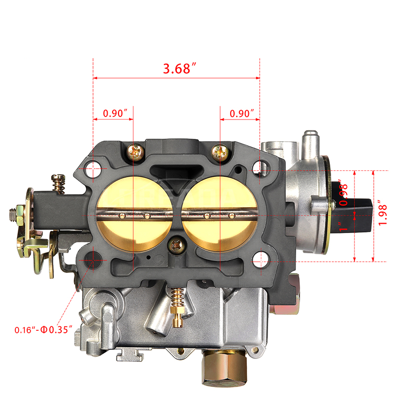 3310-864940A01 ΚΑΡΜΠΥΡΑΤΕΡ Mercury Marine 3.0L 4.3L 5.0L 5.7L Mercarb 2 BBL - Image 2